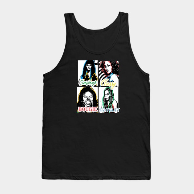 Savage Girlfriends Tank Top by Cargoprints